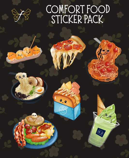 Comfort Food Sticker Pack